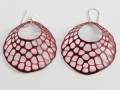 earrings alena willroth black red